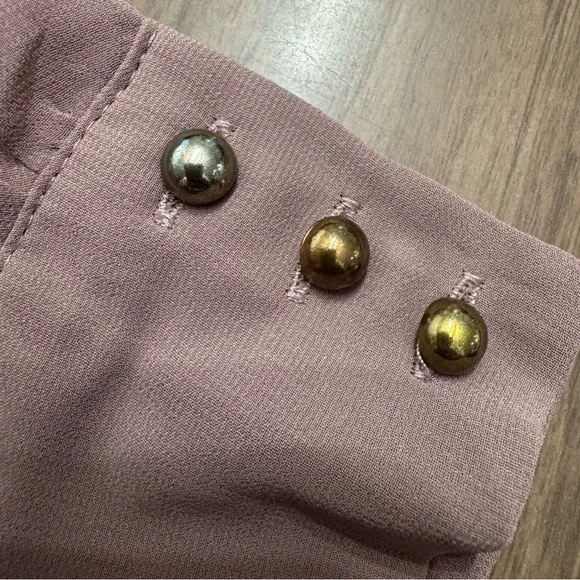 Baltic Born Women's XS Mauve Long Sleeve Fully Lined Maxi Dress Boho Fairycore - Picture 11 of 11